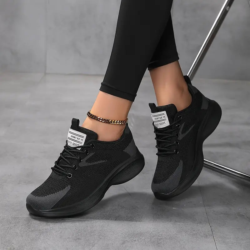 SOLID COLOR TOP SNEAKERS