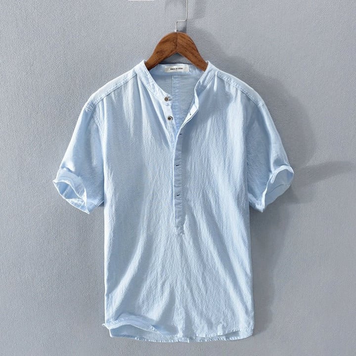 MARIO - SUMMER SHIRT IN COTTON AND LINEN