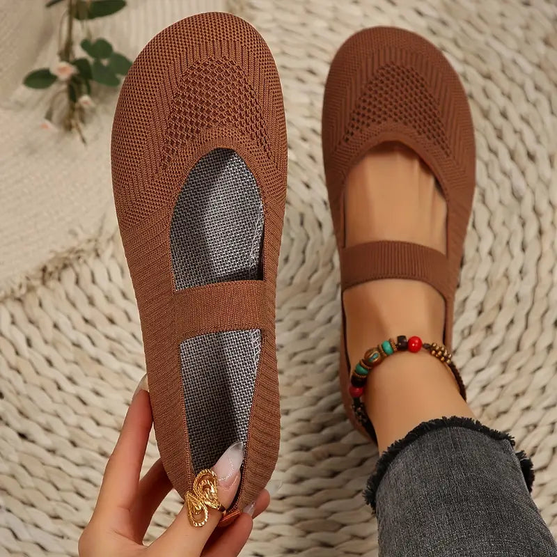 Casual Slip On Ankle Strap Shoes