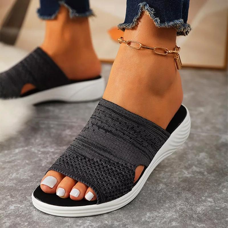 SLIP RESISTANT ORTHOPEDIC WEDGE SANDALS