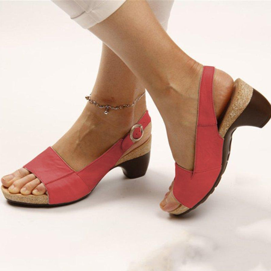 ELEGANT ORTHOPEDIC SUMMER HIGH-HEELED SANDALS