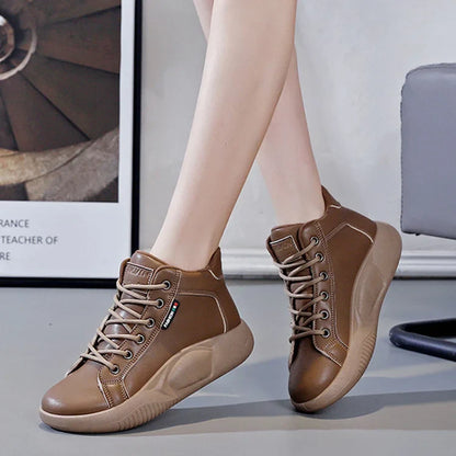 WOMEN'S PREMIUM HIGH TOP THICK SOLE BOOTS - 2023 AUS BEST SELLER