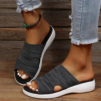 SLIP RESISTANT ORTHOPEDIC WEDGE SANDALS