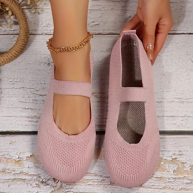 Casual Slip On Ankle Strap Shoes