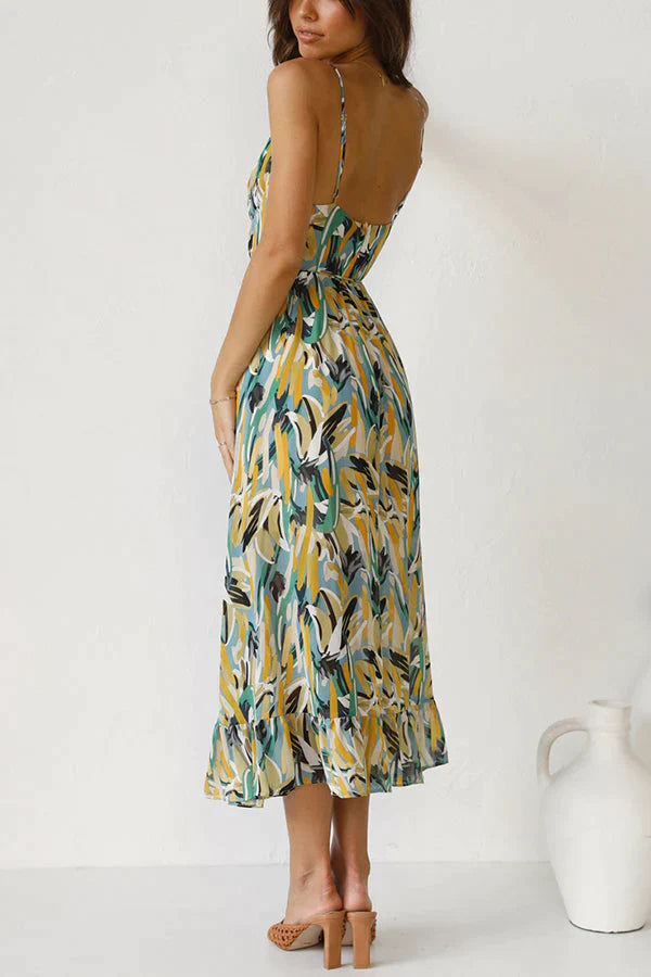 CICIE™ - MULTICOLOR MIDI CHIC DRESS