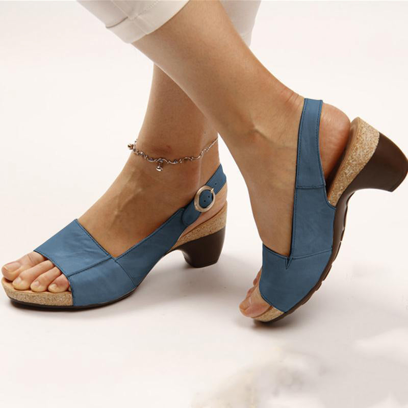 ELEGANT ORTHOPEDIC SUMMER HIGH-HEELED SANDALS