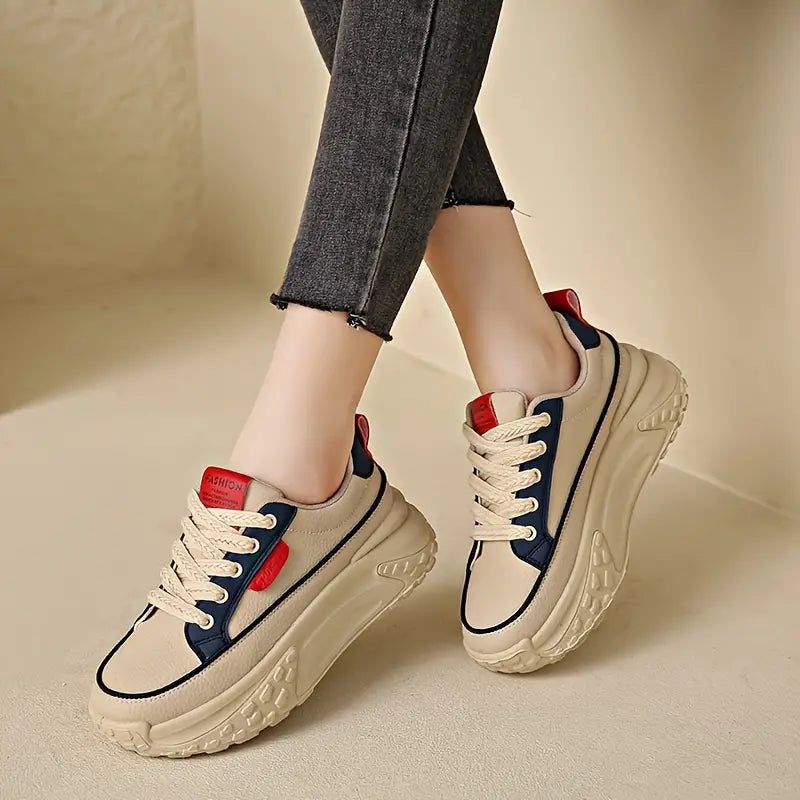 WOMEN'S ORTHOPEDIC TRENDY PLATFORM SNEAKERS