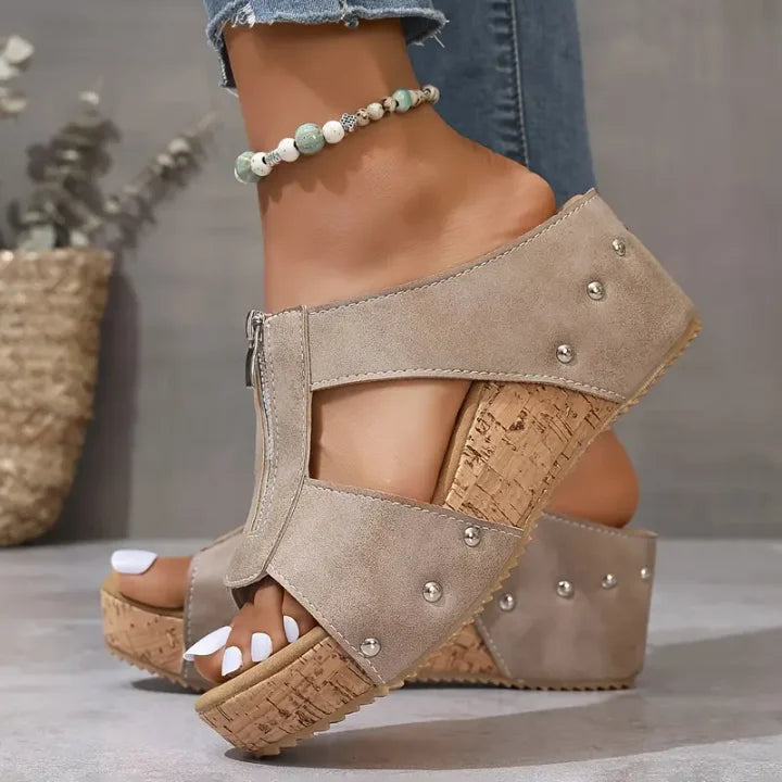 STYLISH WEDGE SUMMER SLIDE ORTHO SANDALS