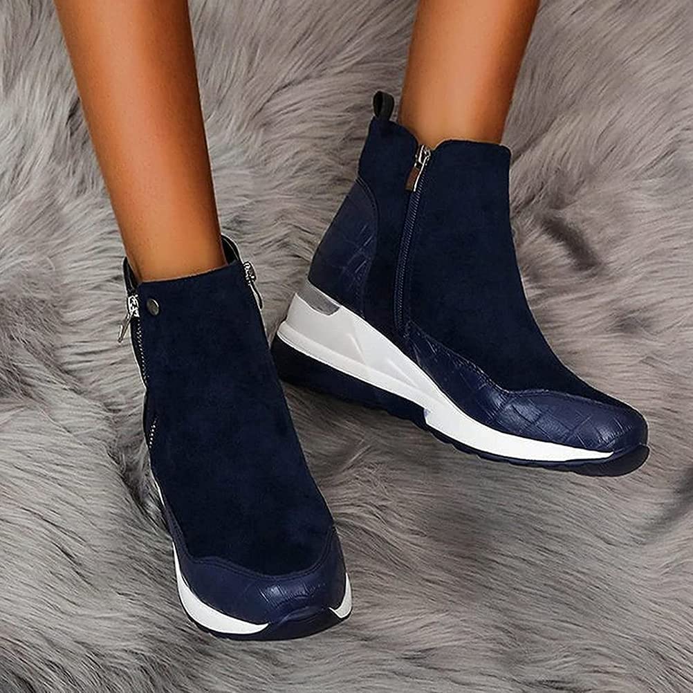 WOMEN'S WARM ZIPPER PLUSH SHOES