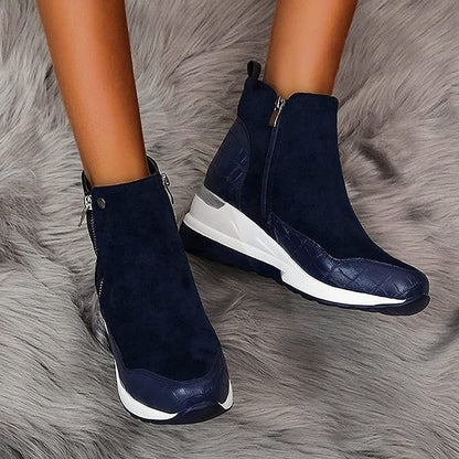 WOMEN'S WARM ZIPPER PLUSH SHOES