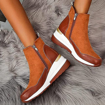 WOMEN'S WARM ZIPPER PLUSH SHOES