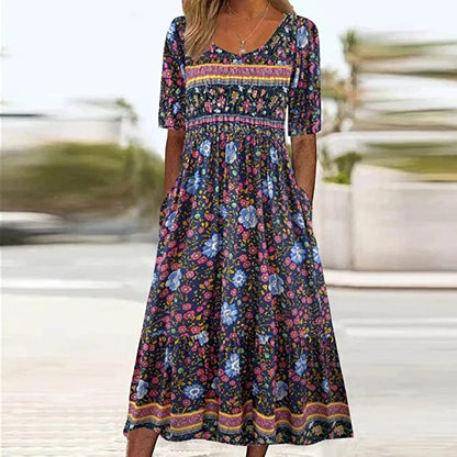 ODA - SUMMER FLORAL DRESS