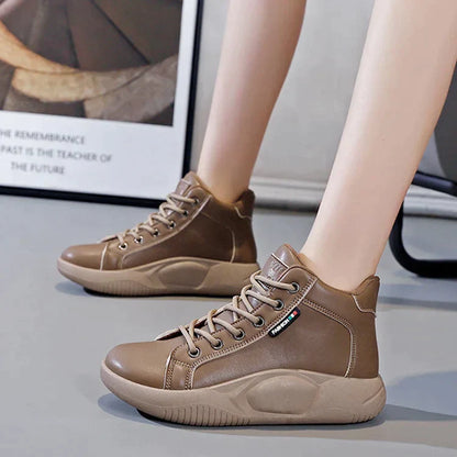 WOMEN'S PREMIUM HIGH TOP THICK SOLE BOOTS - 2023 AUS BEST SELLER