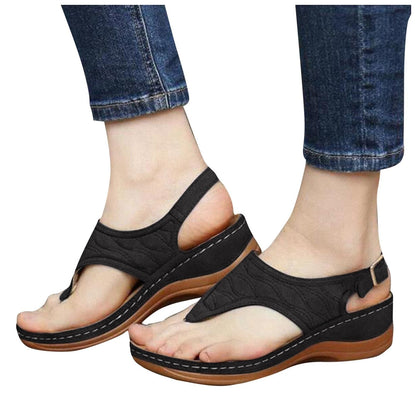 SOFT AND COMFORTABLE SANDALS WITH BACK STRAP