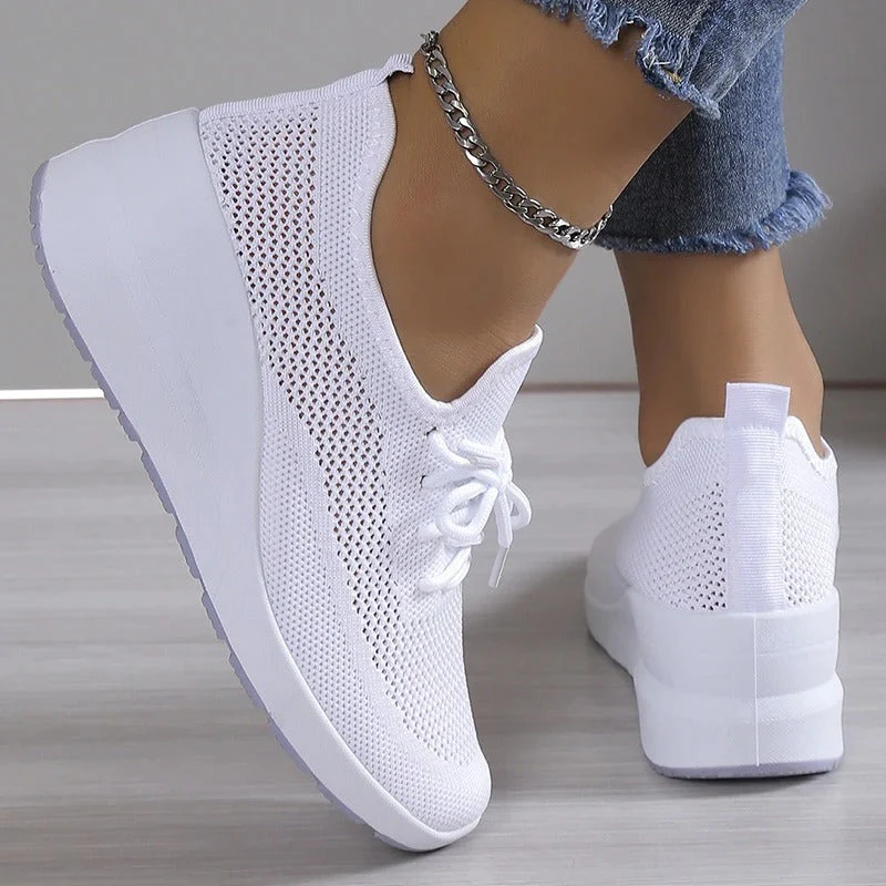 WOMEN'S ORTHOPEDIC BREATHABLE MESH SNEAKERS