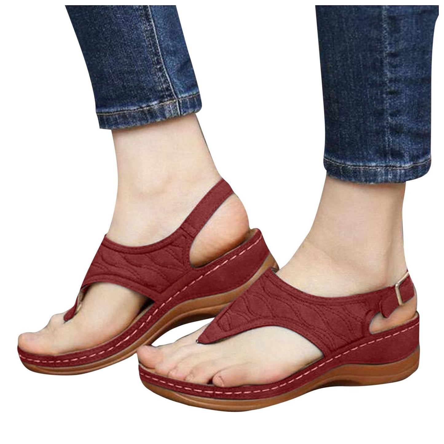 SOFT AND COMFORTABLE SANDALS WITH BACK STRAP