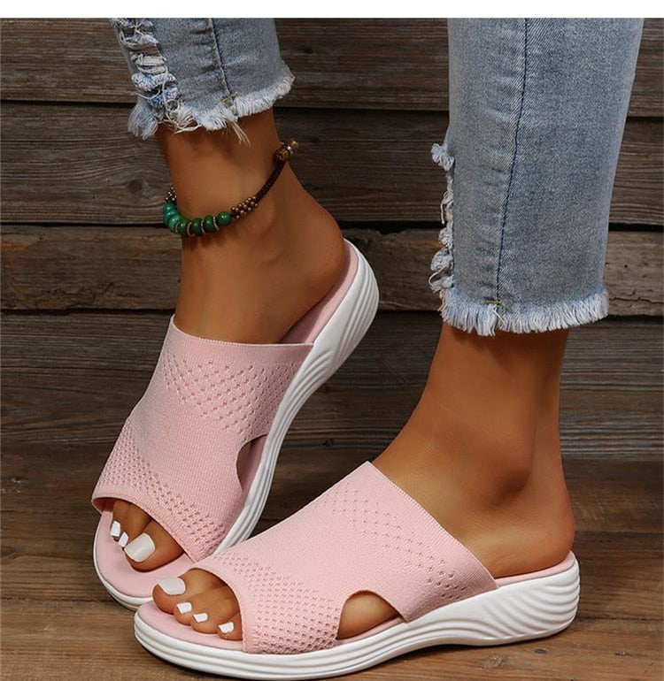 SLIP RESISTANT ORTHOPEDIC WEDGE SANDALS