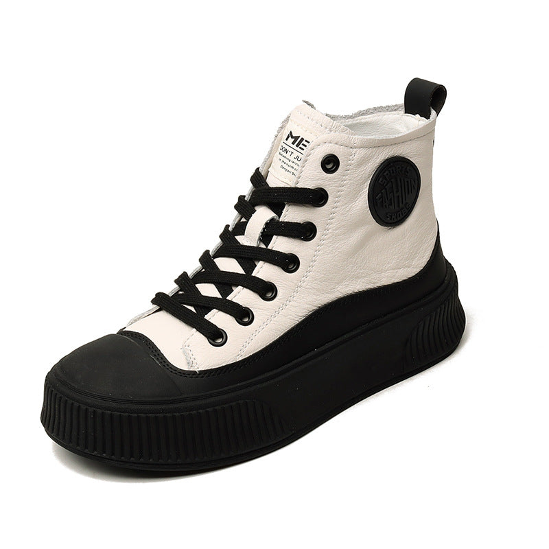 WOMEN'S HIGH TOP BREATHABLE LEATHER SHOES