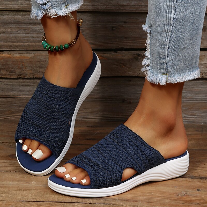 SLIP RESISTANT ORTHOPEDIC WEDGE SANDALS