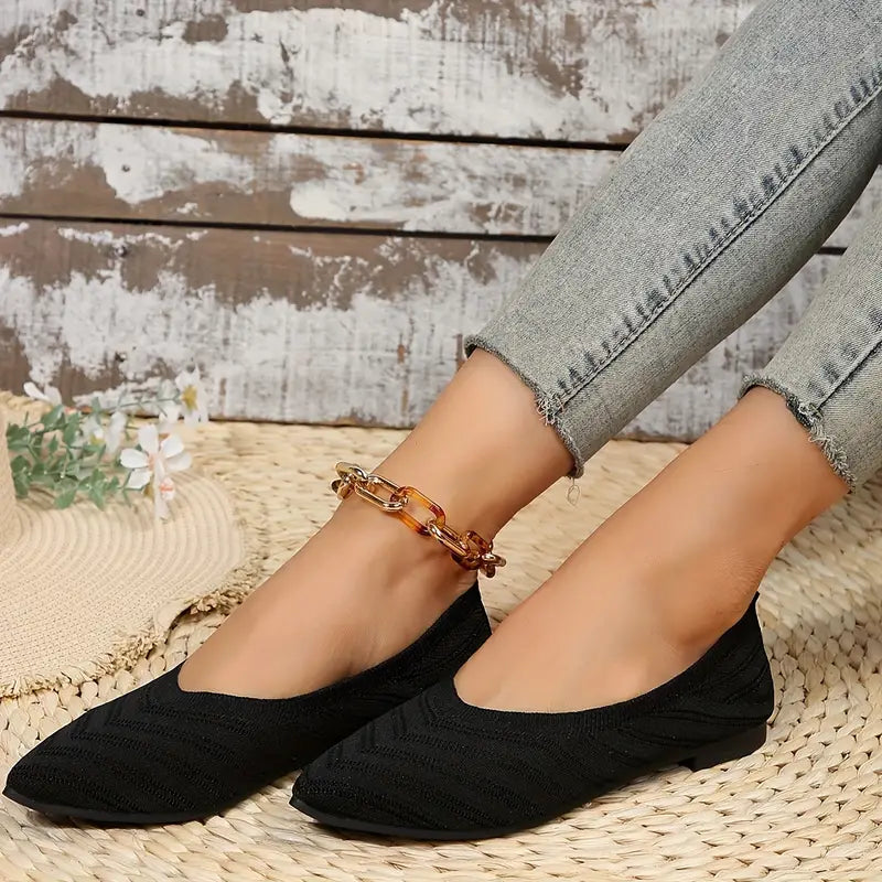 POINTED TOE ORTHOPEDIC SLIP ON SHOES