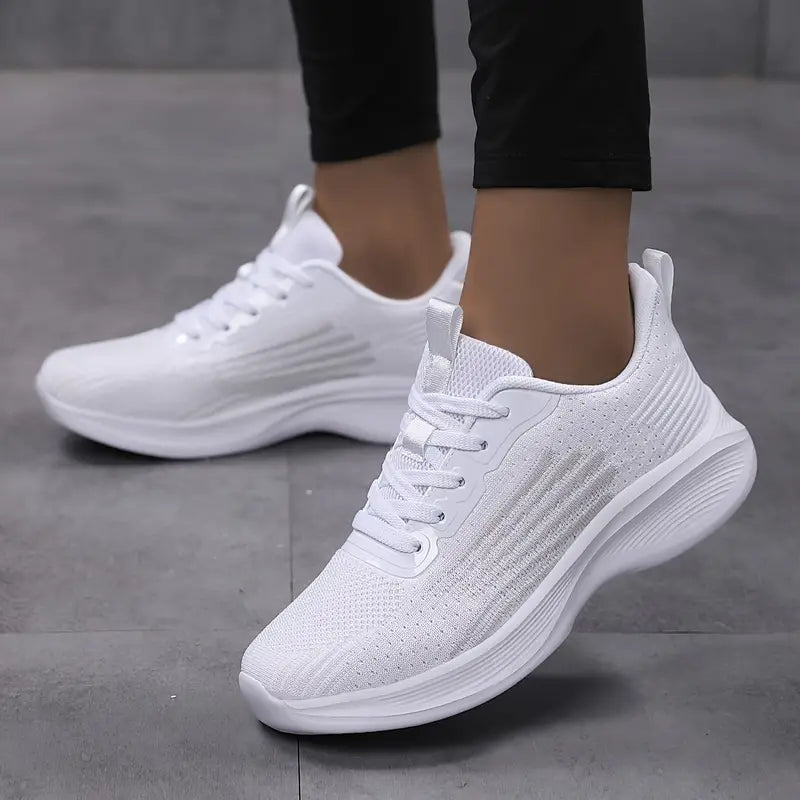 SOLID COLOR TOP SNEAKERS