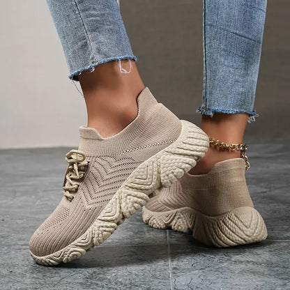 SIMPLE MESH BREATHABLE CHUNKY SNEAKERS