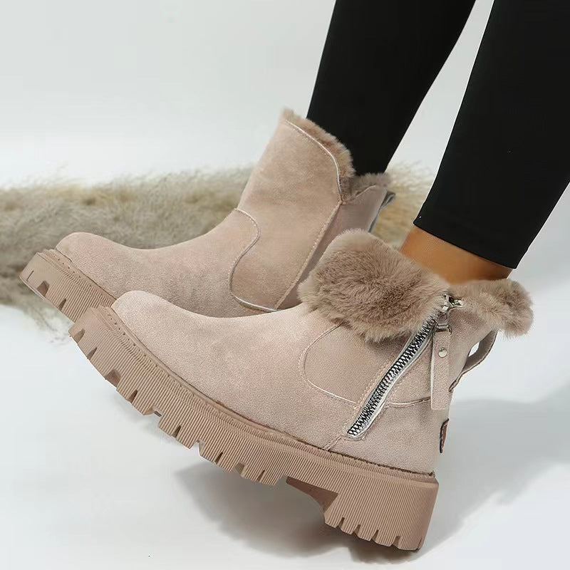 Plush Snow Winter Boots For Women