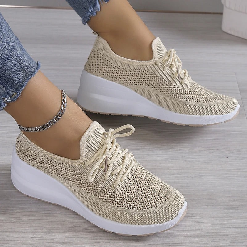 WOMEN'S ORTHOPEDIC BREATHABLE MESH SNEAKERS