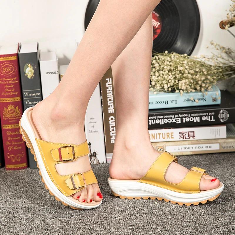 SUPER COMFY PLATFORM SANDALS WITH ARCH SUPPORT - 2024 MODEL