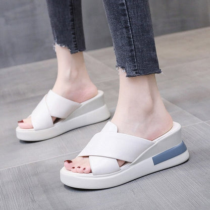 NICE CASUAL SANDALS WITH PLATFORM