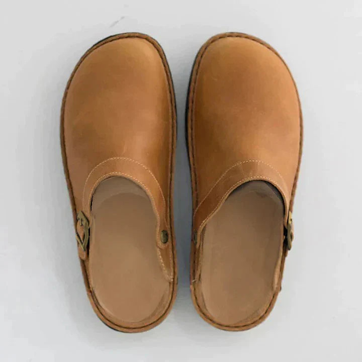 ORTHOPEDIC LEATHER SLIPPERS