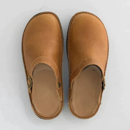 ORTHOPEDIC LEATHER SLIPPERS