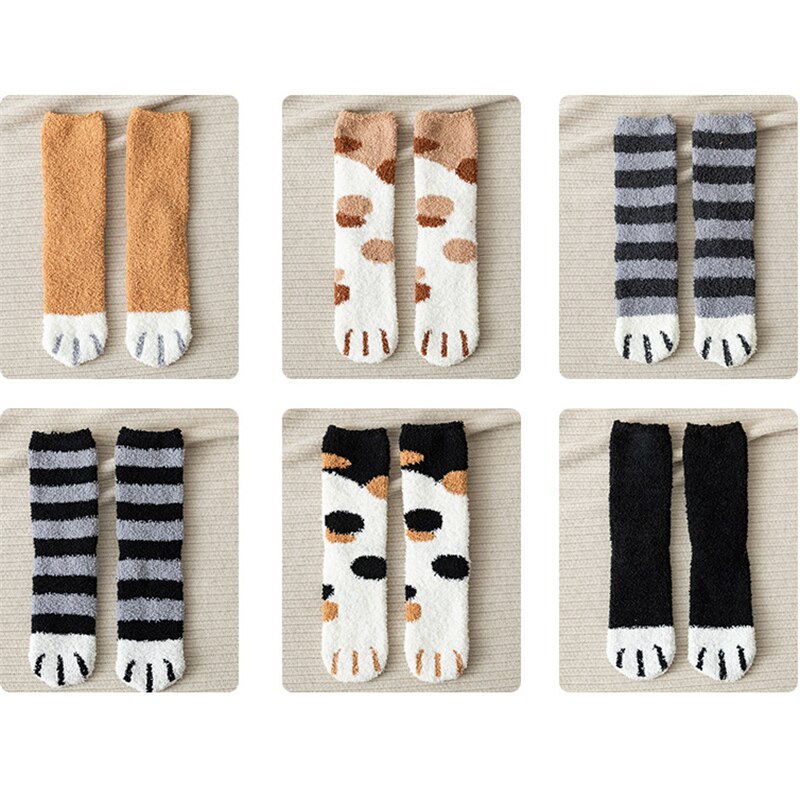 Cat Claws Thick Cute Socks