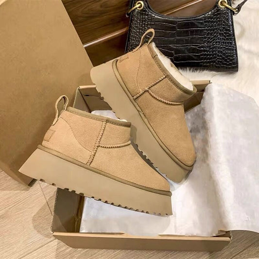 Winter Fur Warm Ankle Snow Boots