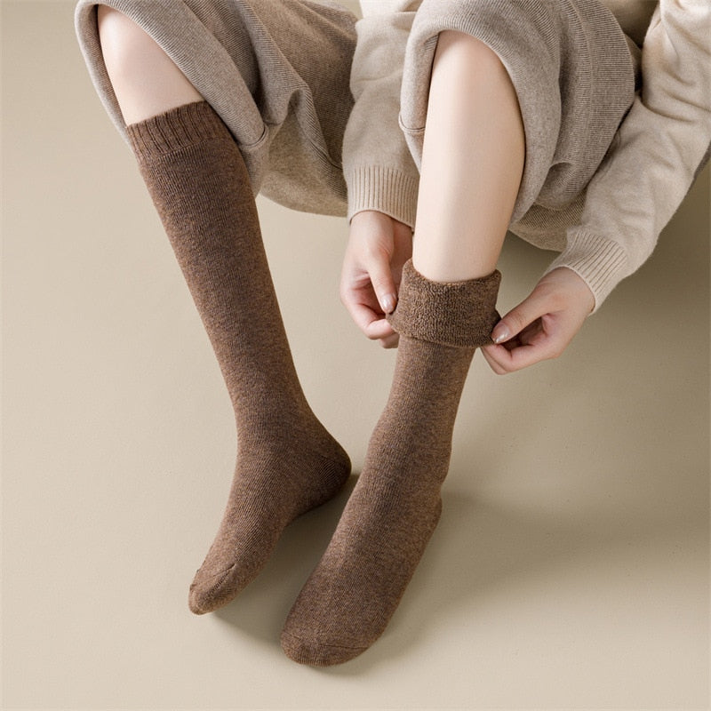 Winter Warm Long Socks Women