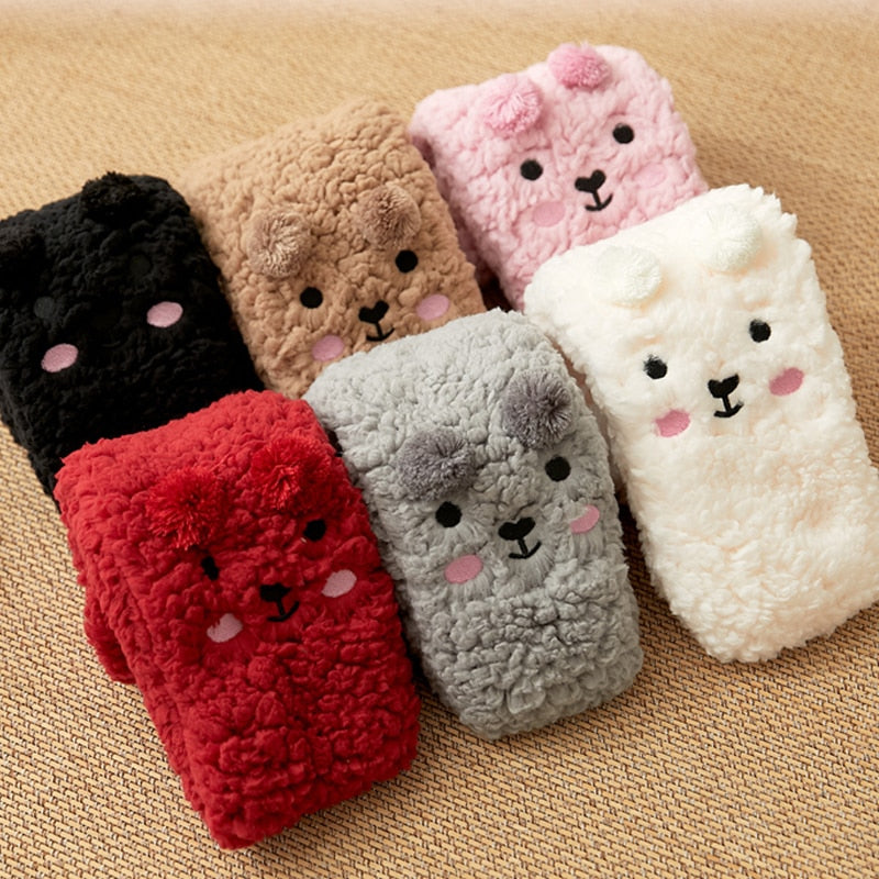 Kawaii Bear Home Floor Room Socks