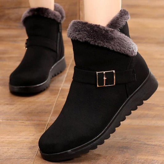 Winter Warm Women Boots Thick Plush Snow Boots