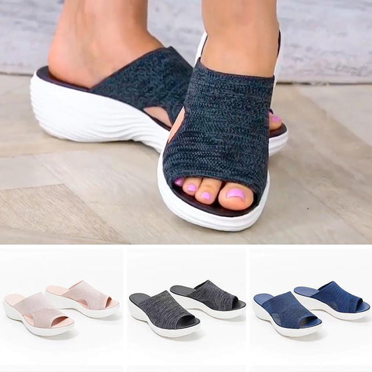 Knitted wedge sports corrective sandals(NOW 50% OFF🔥🔥)