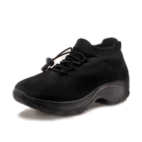 Ortho Stretch Cushion Shoes- Midnight Black