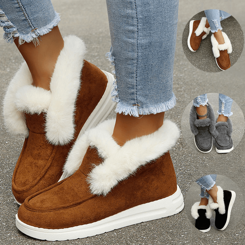 Ultra-Cozy Soothing Slip-On Boots