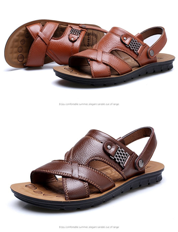 Falk Leather Roman Sandals