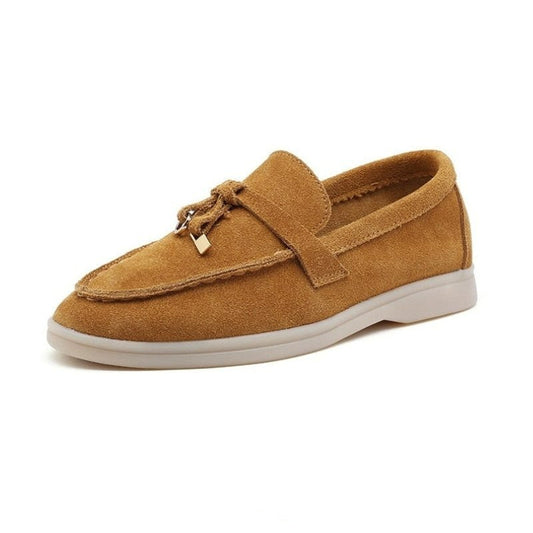 Suede Low-Cut Ortho Loafer - Auburn